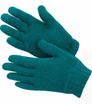 Трикотажные перчатки (простая)
